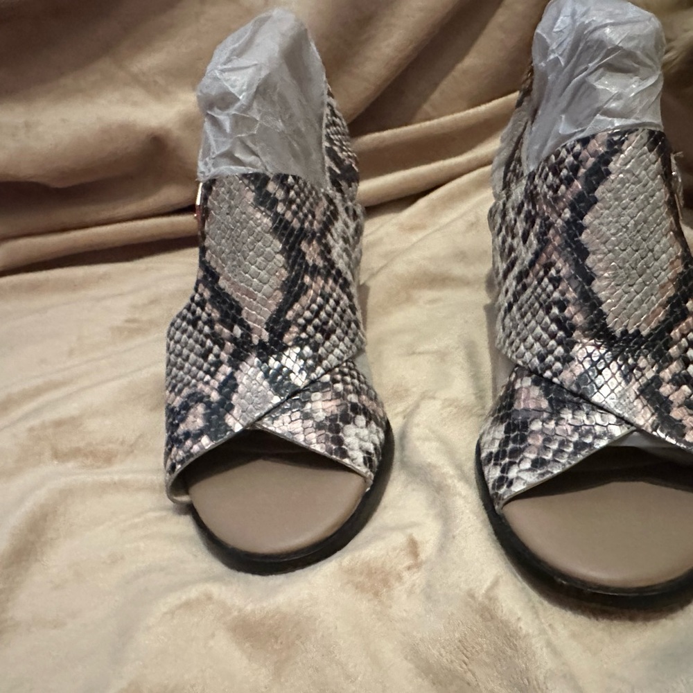 Cole Haan Python Print Leather Sandals - image 8